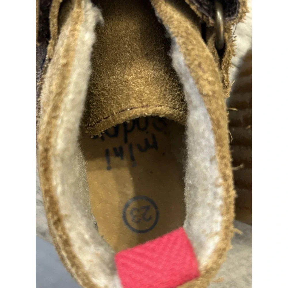 Mini Boden Boys Brown Suede Chukka Boots -Baby Boy Size 23 (US 7)